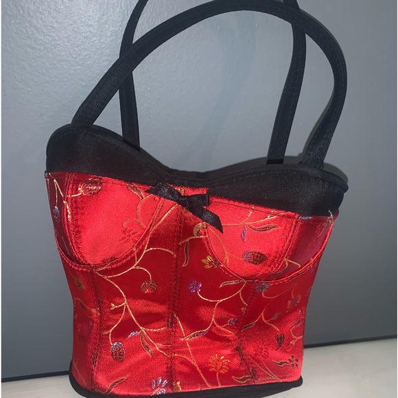 frankie & johnnie Bags Y2k Corset Bustier Purse Mini Handbag